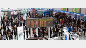 코레일 승차권 예약발매시스템 30여분간 ‘먹통’