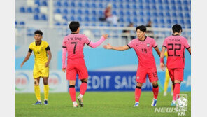 ‘자력 8강 확정’…황선홍호, 오늘 태국과 리그 최종전