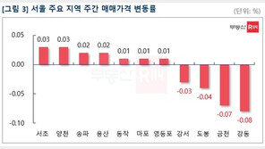 서울 아파트값, 6주 만에 보합 전환…상승 주도하던 강남구도 보합