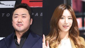 마동석♥예정화, 윤계상 결혼식 참석…“졸리도 아는 6년 연인”