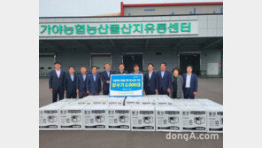 농협중앙회, 가뭄극복 양수기 2000대 긴급지원