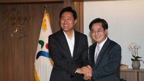 오세훈, 김동연과 회동…“서울·경기·인천 협의체 만들자”