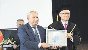 신일희 계명대 총장, 키르기스스탄 국립대서 ‘명예박사’ 학위