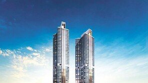 장승포항이 한눈에 보이는 고급 주거단지