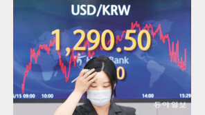 환율 13년만에 1290원 돌파… 코스닥 20개월만에 800 붕괴 