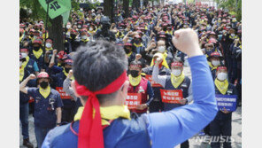 오후 건설노조 집회로 삼각지→서울역 정체…경찰, 교통통제