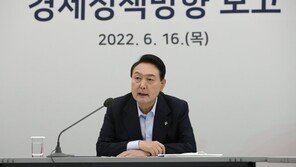尹 “복합위기, 민간·시장 주도로 경제체질 확 바꿔야”