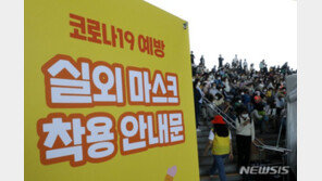 당국 “마스크 젖으면 감염 취약…물 뿌리는 축제 자제해야”