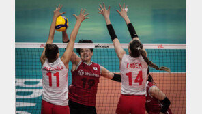 여자배구, 튀르키예에 1-3 패배…8연패로 VNL 2주차 마무리