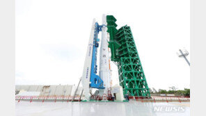 발사대 다시 올라선 ‘누리호’…지난주보다 20분 빨랐다