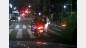 “아이 데리고 횡단보도 건너는데 오토바이 ‘갑툭튀’…살인미수급”