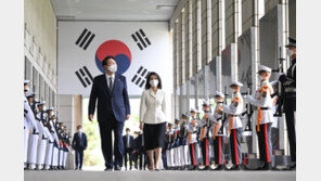 김건희 여사 첫 공개연설 “故심정민 소령, 대단한 희생”