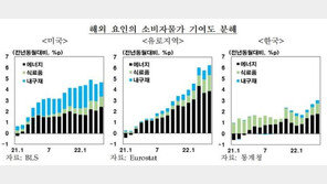 한은 “국제식량 가격 급등, 韓·美 물가 오름세 큰 영향”
