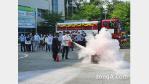 aT농식품유통교육원, 수원남부소방서와 합동소방훈련 실시