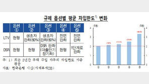 한은의 경고 “LTV 규제 전면 완화하면 가계대출 7.0%p 증가”