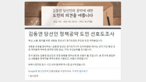 김동연 인수위 “도민 뜻 도정 반영”…반값주택·GTX  등 공약 선호도 조사