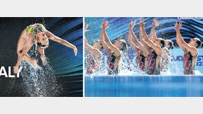 물개처럼 인어처럼… 헝가리 세계선수권 아티스틱수영