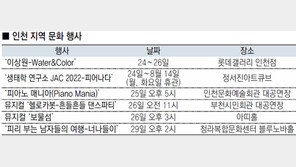[인천판/문화가]인천 지역 문화 행사