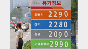 “유류세 인하율 발표에도”…경기지역 평균 기름값 2100원대 첫 기록