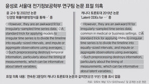 [사설]‘국제 망신’ 서울대 AI팀의 논문 표절… 이것뿐이겠는가