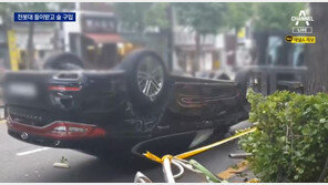 전봇대 받고 뒤집힌 車서 나온 만취 30대, 편의점 가더니…