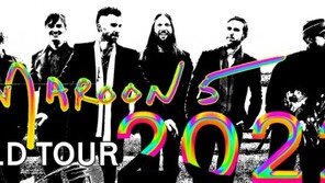 ‘한국팬’ 의식했나…마룬5 욱일기 문양 홍보 포스터 교체