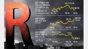 글로벌 ‘R의 신호’… 원유-원자재값 급락, 美국채 장단기 금리 역전