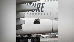 에미레이트항공 A380기 동체 구멍난 채 14시간 비행 충격