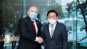 온두라스 외교장관에 “부산엑스포 지지를”