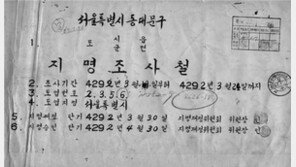 [단신]1959년 작성된 우리나라 최초 지명조사철 공개 