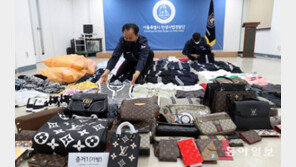 서울시 민사경, 명품 ‘짝퉁’ 2500여 점 압수