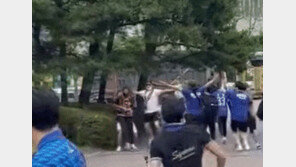 ‘점핑하려다 놓쳤다’던 수원삼성 팬, K리그 경기 영구 출입 금지