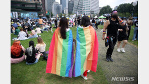 동성애 축제 참석 美대사 “인권위해 싸울 것”…맞은 편에선 “물러가라”