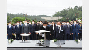 당대표 출마 이재명 “광주정신 이어받아 강한 민주당 만들겠다”