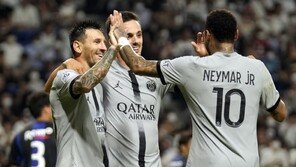 ‘네이마르 2골’ PSG, 감바 오사카 6-2 완파…일본투어 3연승