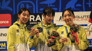 김선우·성승민·장하은, 근대5종 세계선수권 여자 단체전 ‘은메달’