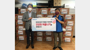 하이트진로, 말복 맞아 서울 5대 쪽방촌 거주민에 삼계탕 나눔