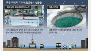 “맨홀 추락 막을 그물 설치… 저지대 건물-역에 차수판 의무화를” 