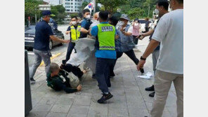 강남 한복판에서 승려들에게 집단 폭행 당한 조계종 노조원