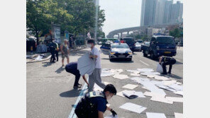 이번엔 마분지…적재물 낙하 반복에 “신고 포상금” 지자체도 등장