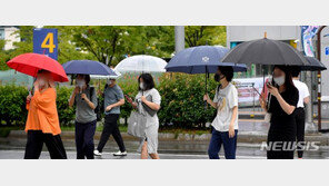 [날씨]금요일 오후 전국 빗방울…체감온도 33도 무더위
