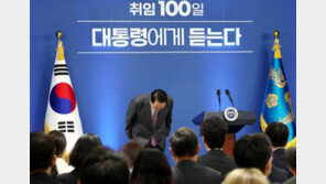 尹취임 100일 지지율 20%대 후반 머물러 