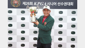 김종덕, KPGA 시니어선수권 대회 2연패…통산 32번째 우승