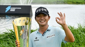 18번홀 ‘옥동자 버디’ 옥태훈, 데뷔 첫승