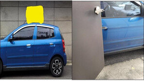 남의 집 대문 앞에 주차한 뒤 3일째 연락 안되는 차주…집주인 “답답”