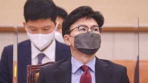 한동훈 “기소되셨지 않냐” 최강욱 “어딜 끼어드냐”…법사위 충돌