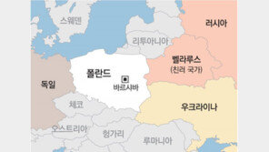 러-獨 강국 사이 낀 폴란드, 2차대전 등 침략 아픔 겪어 