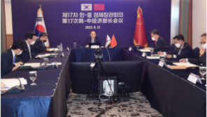 韓·中 경제장관회 개최…“공급망 협력 협의체 신설”