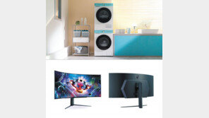 미세플라스틱 잡는 삼성 세탁기, 테이블로 쓰는 LG 공기청정기 
