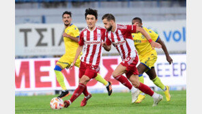 황인범·황의조, 그리스 리그 동반 데뷔전…팀은 0-0 무승부